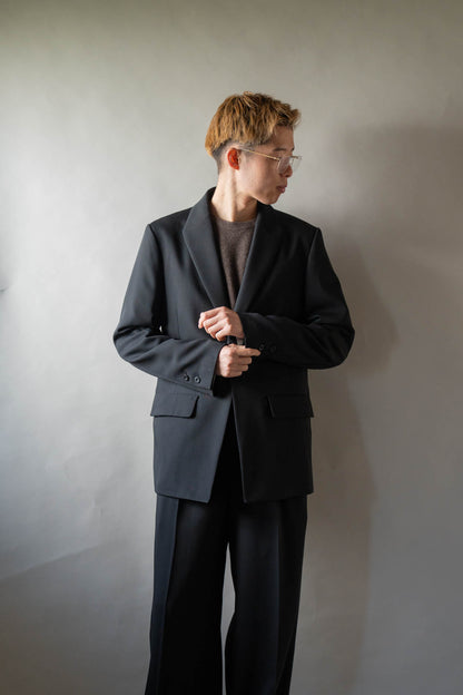 MODIFIED SHAWL-COLLAR JACKET