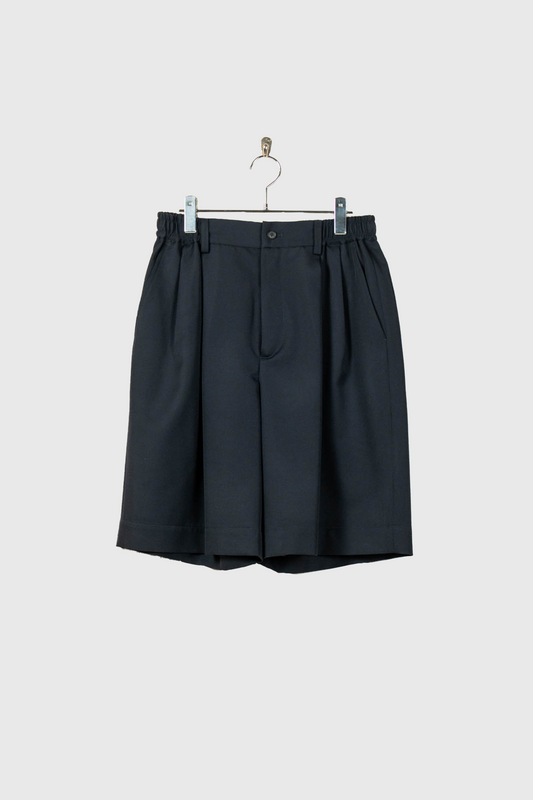 WOOL KERSEY WIDE EASY SHORT TROUSERS(ST.1436)