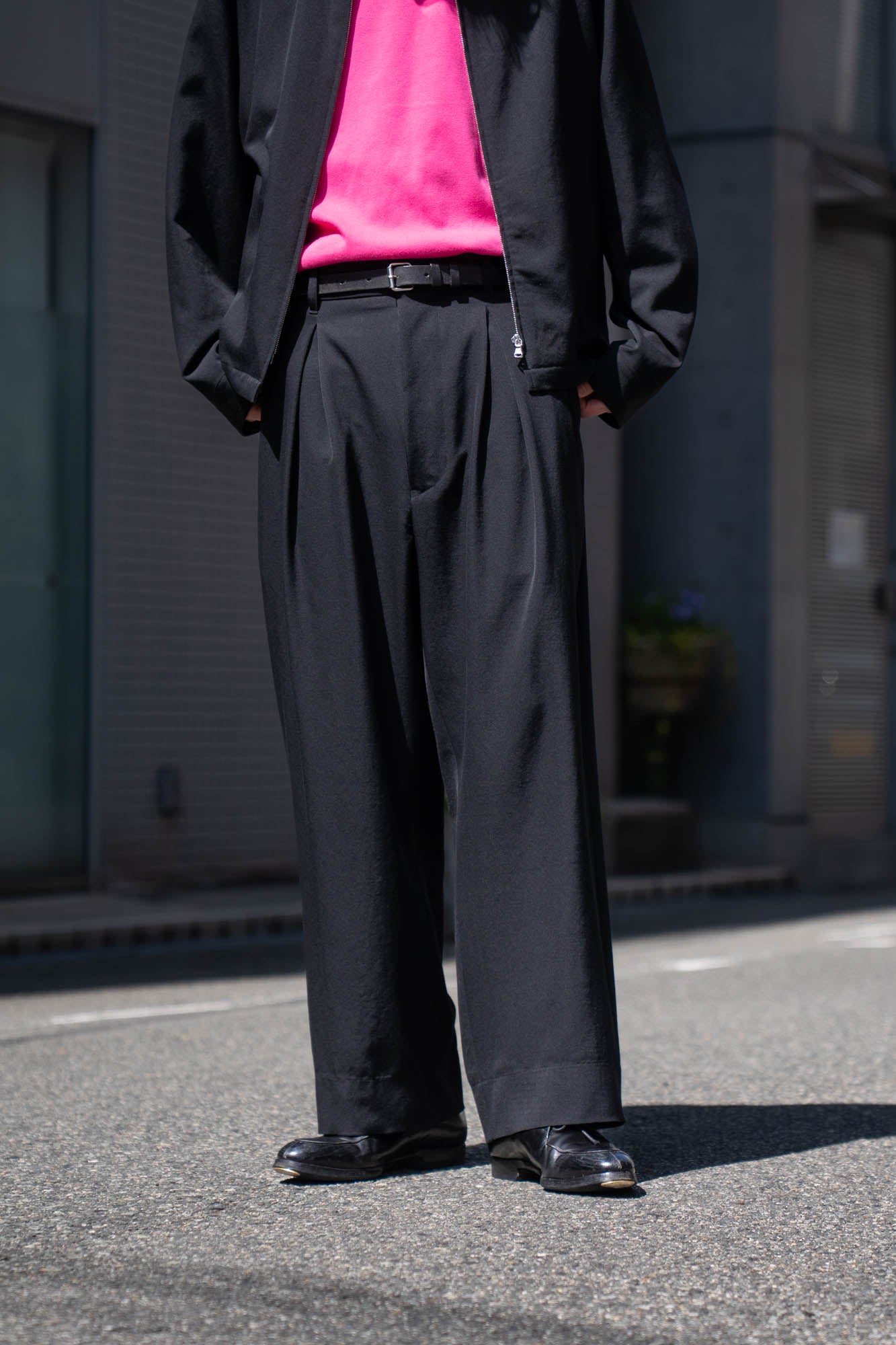 INVERTED PLEATS TROUSER