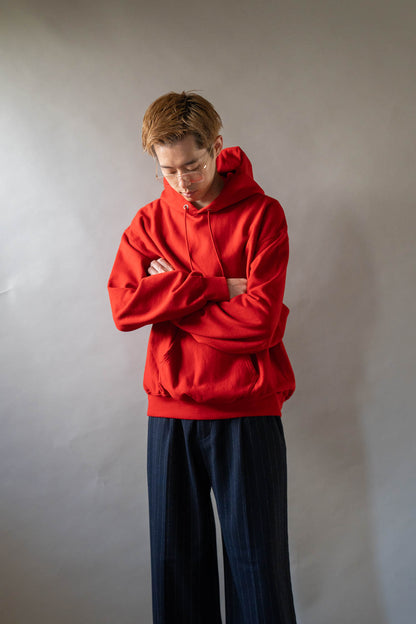 Soft&Hard Sweat Hoodie P/O Wide