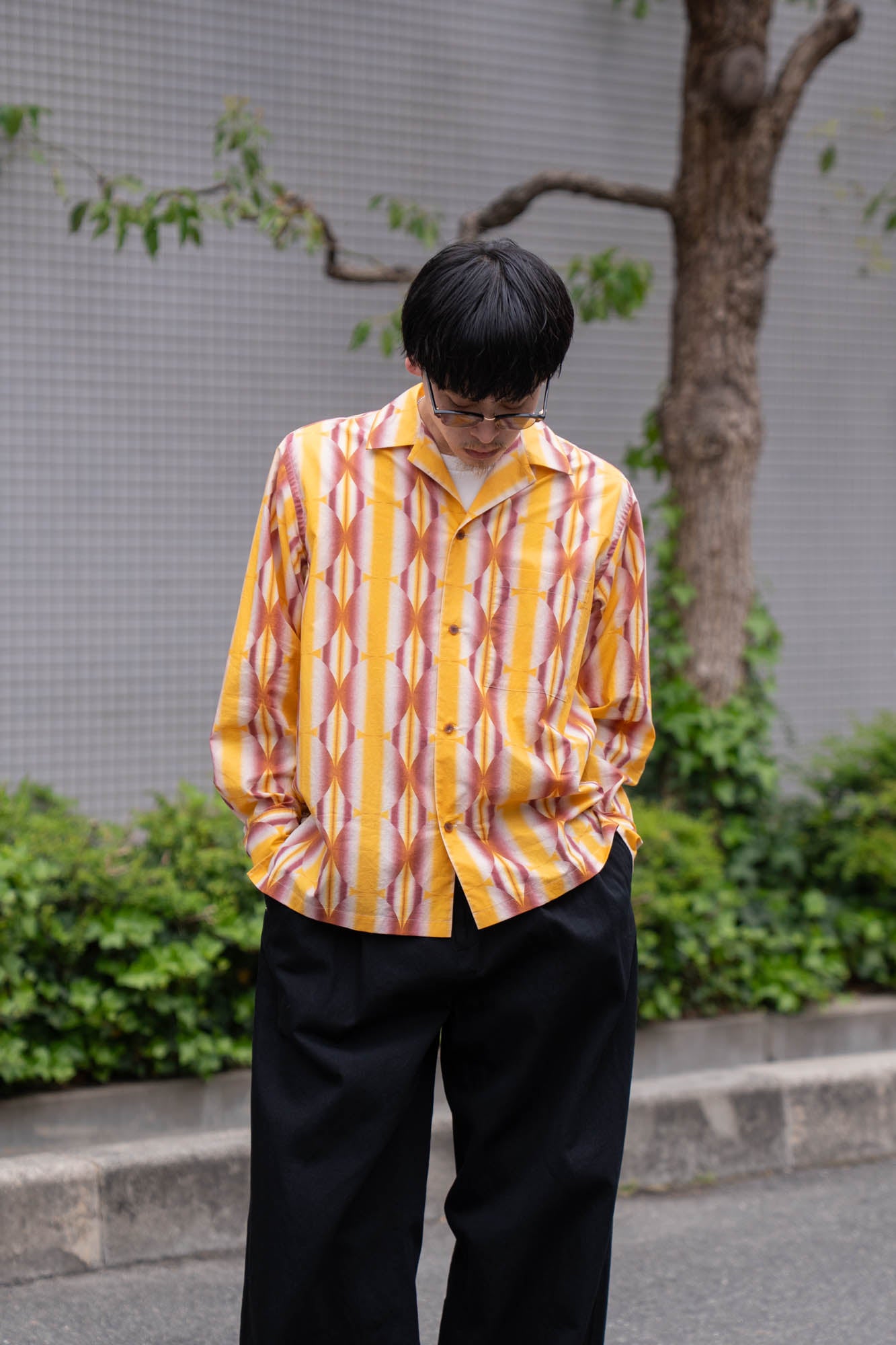 BEAUTEX GRADATION PRINT SHIRT