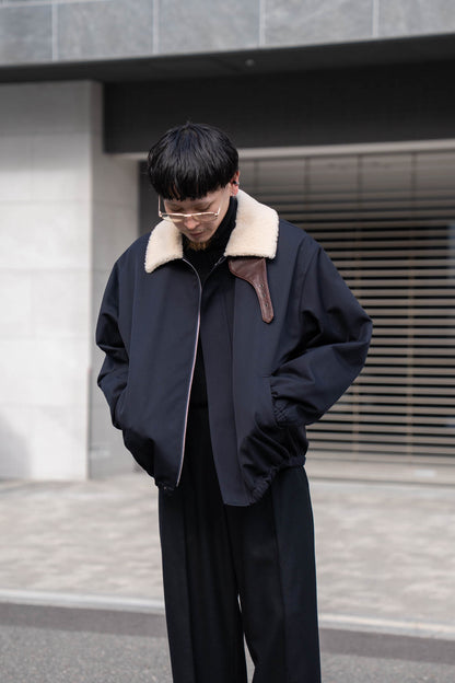 MOUTON COLLAR PADDED JACKET(ST.1377)