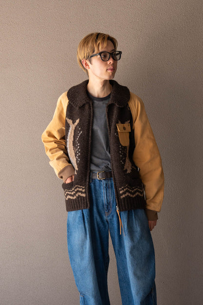 Combination cowichan sweater