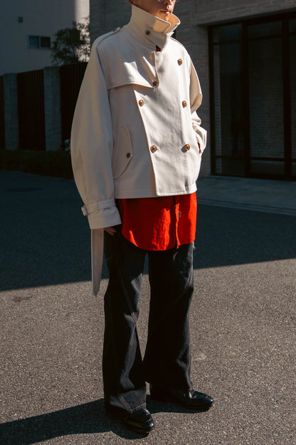 SHORT TRENCH COAT