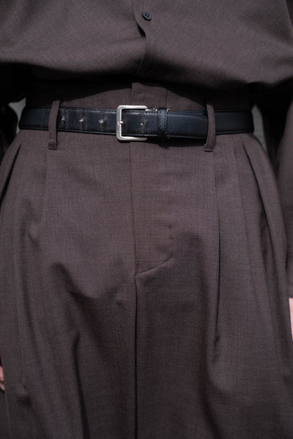 5 Tuck Trouser in Wool Tropical