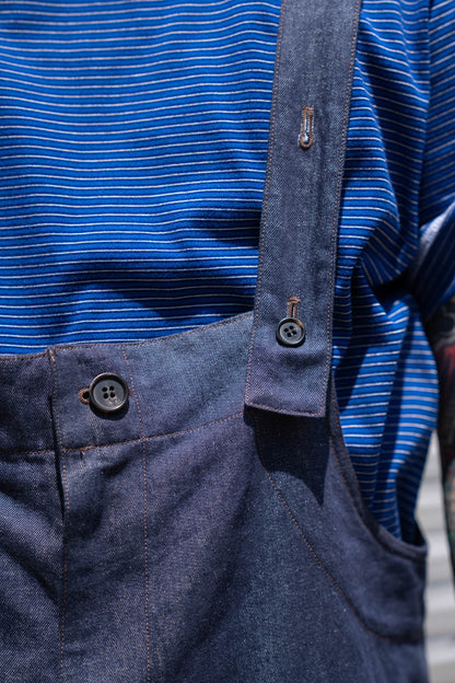 Short Denim Overall