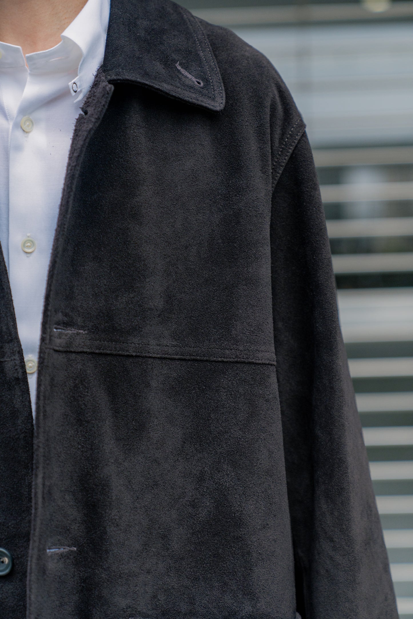 COW SUEDE CAR JACKET(ST.1218)