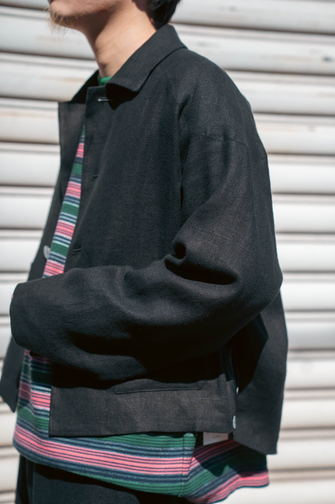 FLLOWER SAK LINEN JACKET