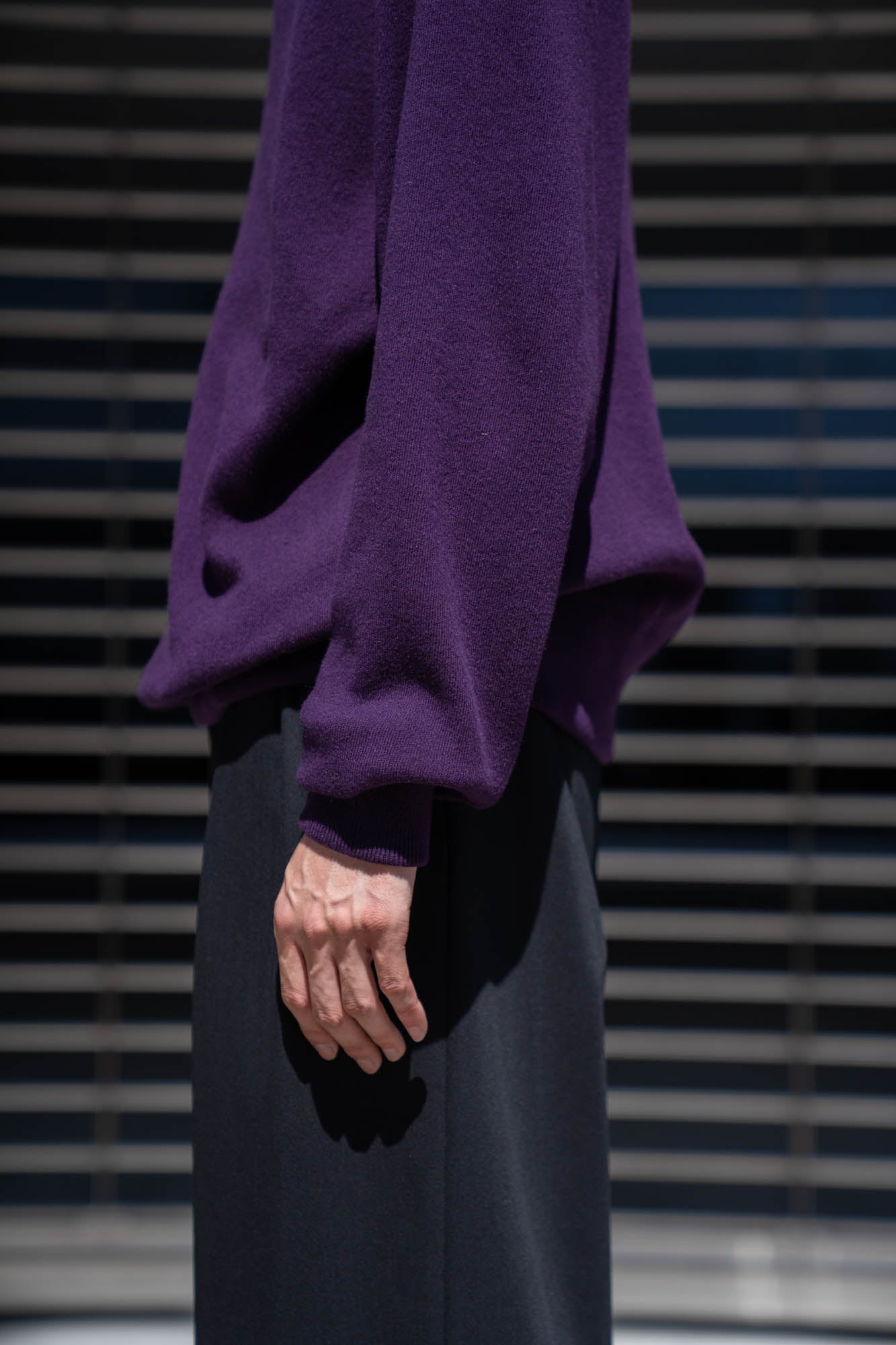 CASHMERE SKIING SWEAT KNITSHIRT