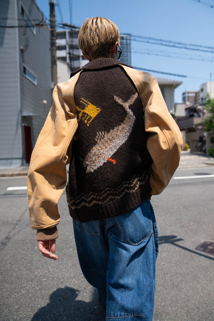 Combination cowichan sweater