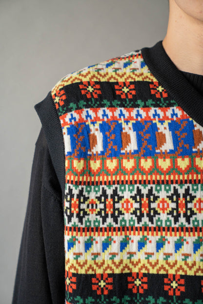 Jacquarded Slope Vest