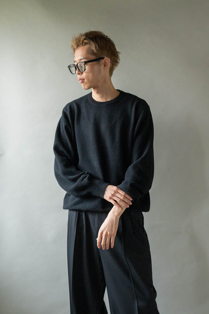 EXTRA FINE WOOL KNIT CREW NECK LS(ST.1634)