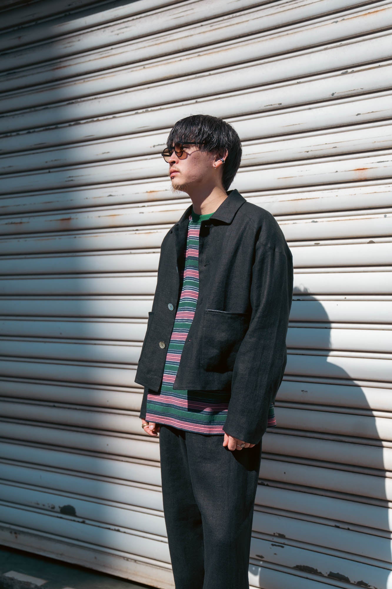 FLLOWER SAK LINEN JACKET
