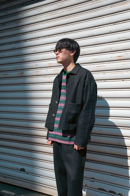 FLLOWER SAK LINEN JACKET