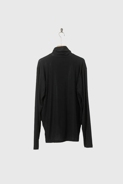 Stretch jersey super high neck
