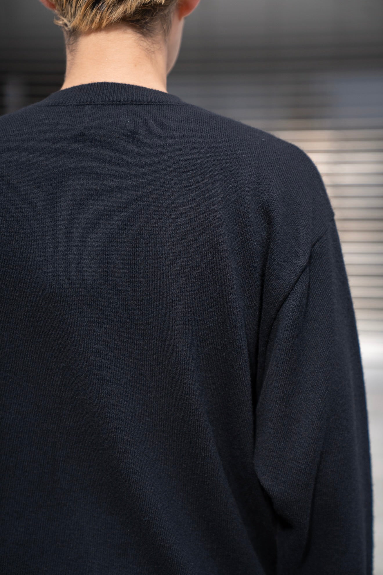 RIGID CASHMERE GARMENT DYED SWEATER P/O