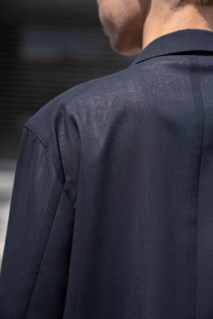 UNLINED NAVY BLAZER