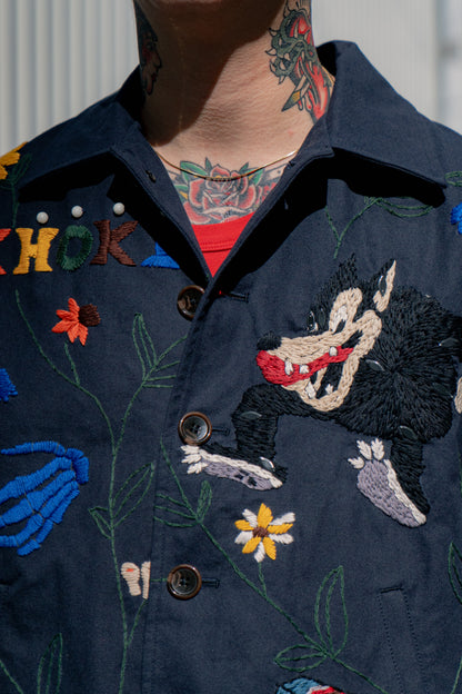 Hand embroidery jacket