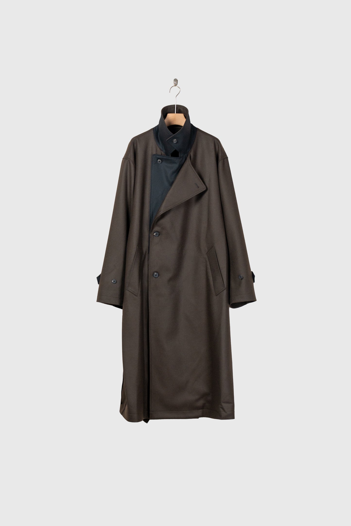 DOUBLE LAPELED DOUBLE BREASTED COAT(ST.1209)