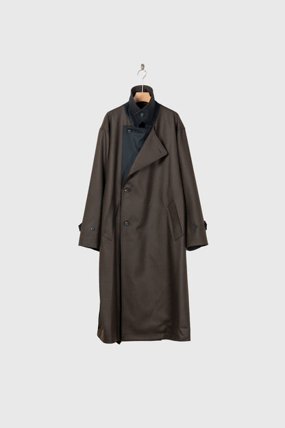 DOUBLE LAPELED DOUBLE BREASTED COAT(ST.1209)