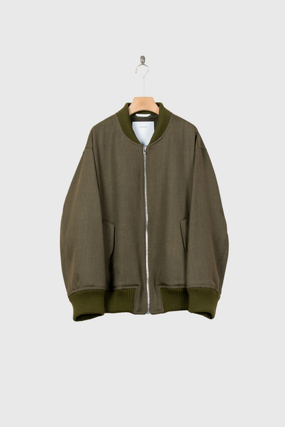 MA-1 BOMBER JACKET IN WOOL SERGE