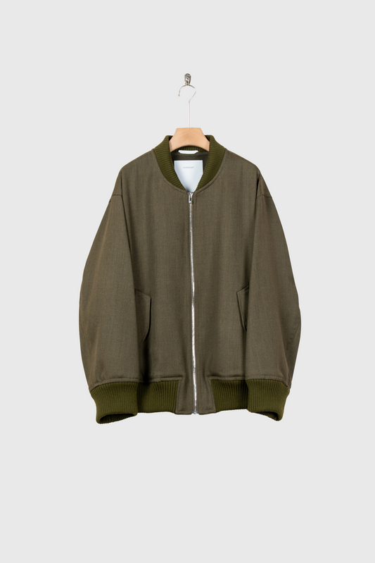 MA-1 BOMBER JACKET IN WOOL SERGE