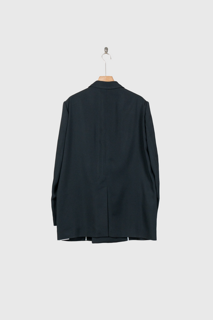 Double-breasted Jacket in Rayon Tricotine