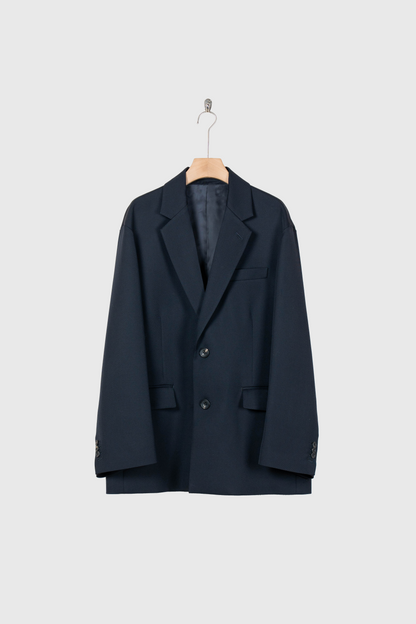 WOOL KERSEY OVERSIZED SINGLE BREASTED JACKET(ST.1413)