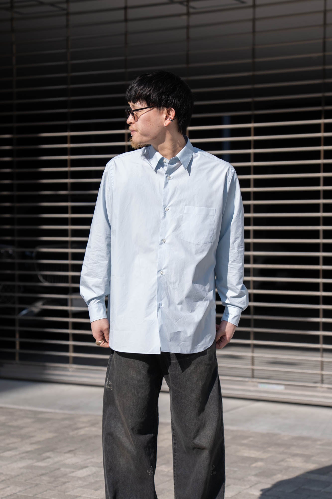 SUVIN COTTON OVERSIZED REGULAR COLLAR SHIRT(ST.1491)