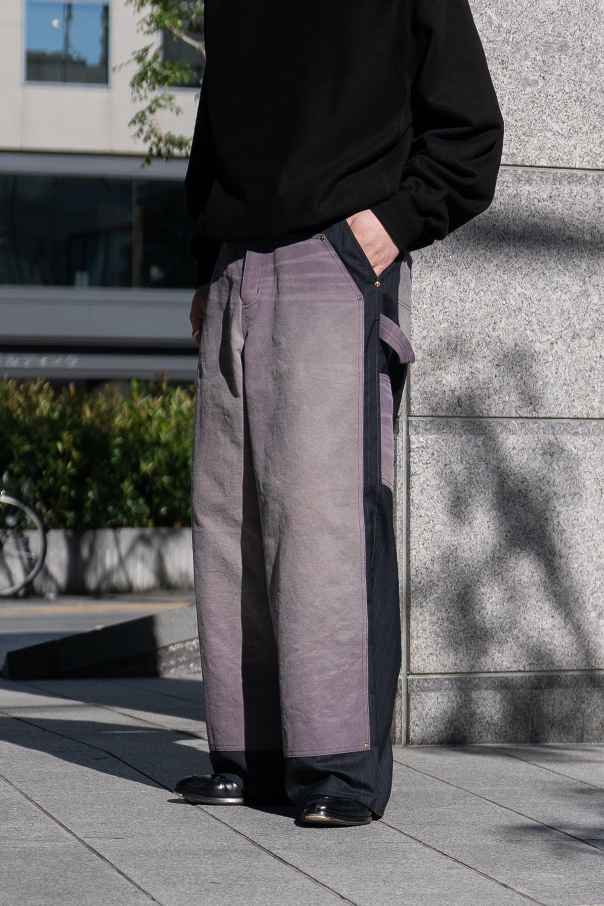 Exclusive Vintage-eﬀect work pants