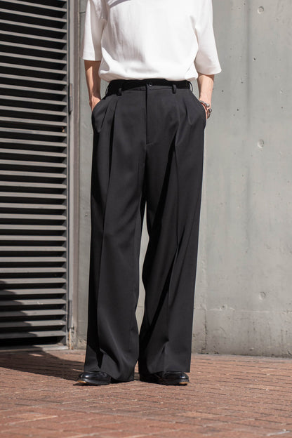 EASY LONG WIDE TROUSERS(ST.1610)