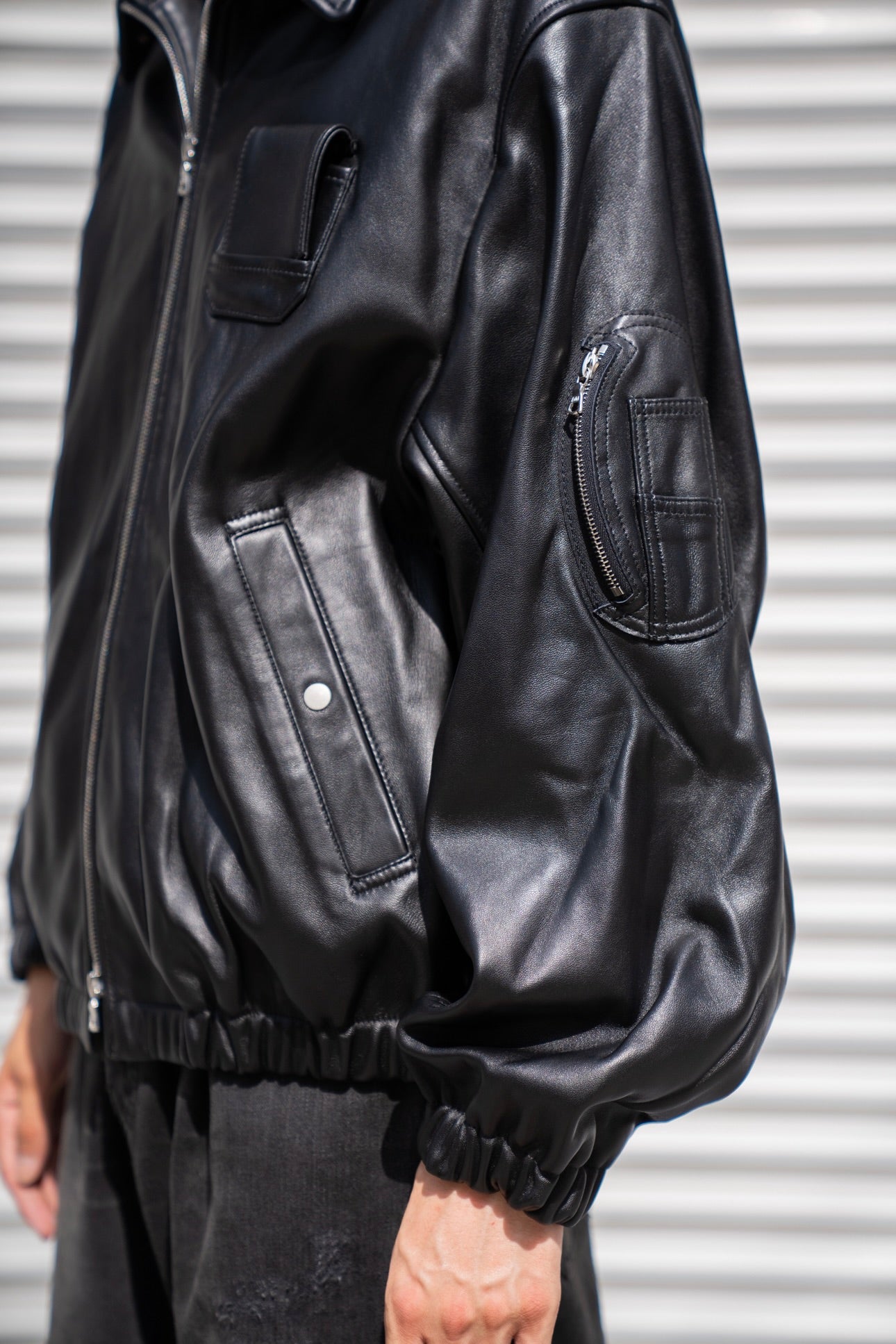 SHEEP LEATHER FLIGHT JACKET(ST.1219)