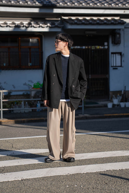 OVERSIZED DOUBLE BREASTED JACKET(ST.1411)