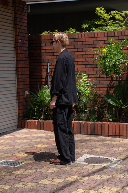 Silk/Cotton Nep Cardigan Jacket