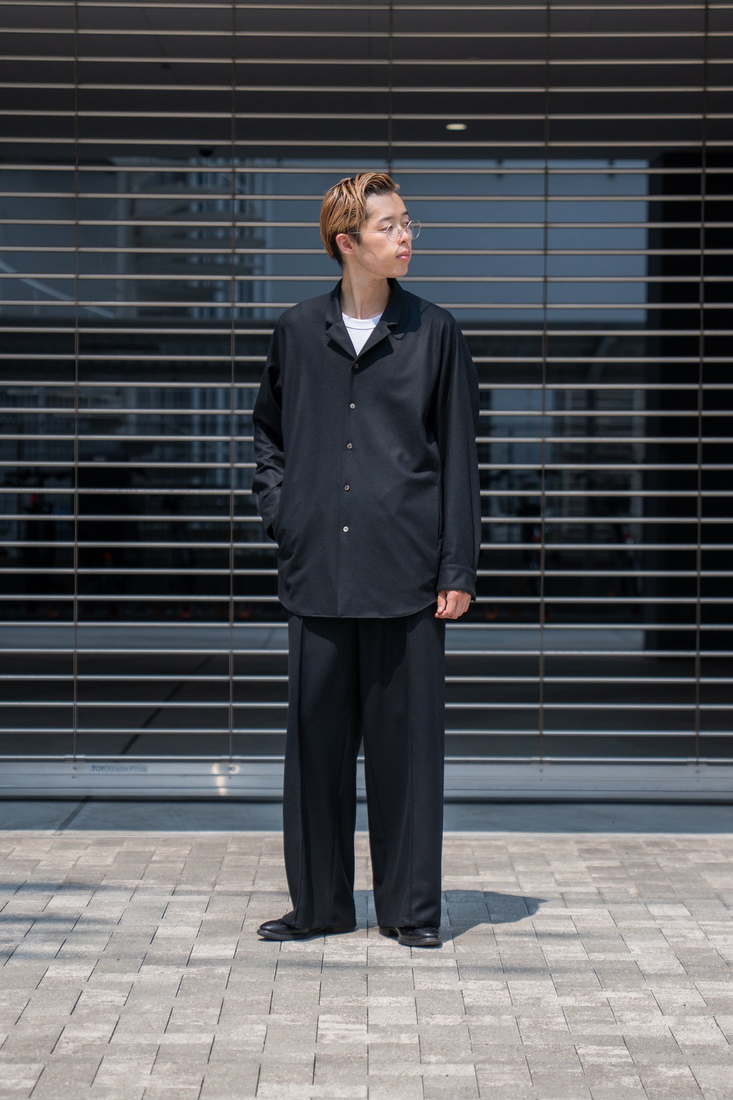 SHIRT JACKET IN WOOL FLANNEL