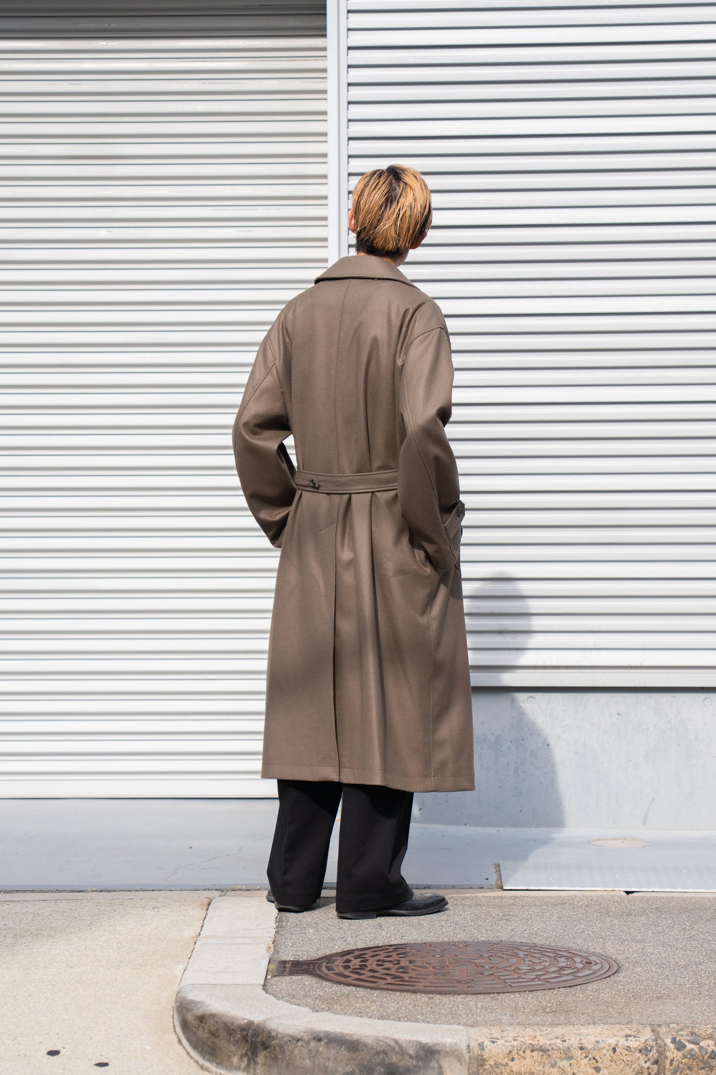 OVERSIZED DOUBLE BREASTED COAT(ST.1202)