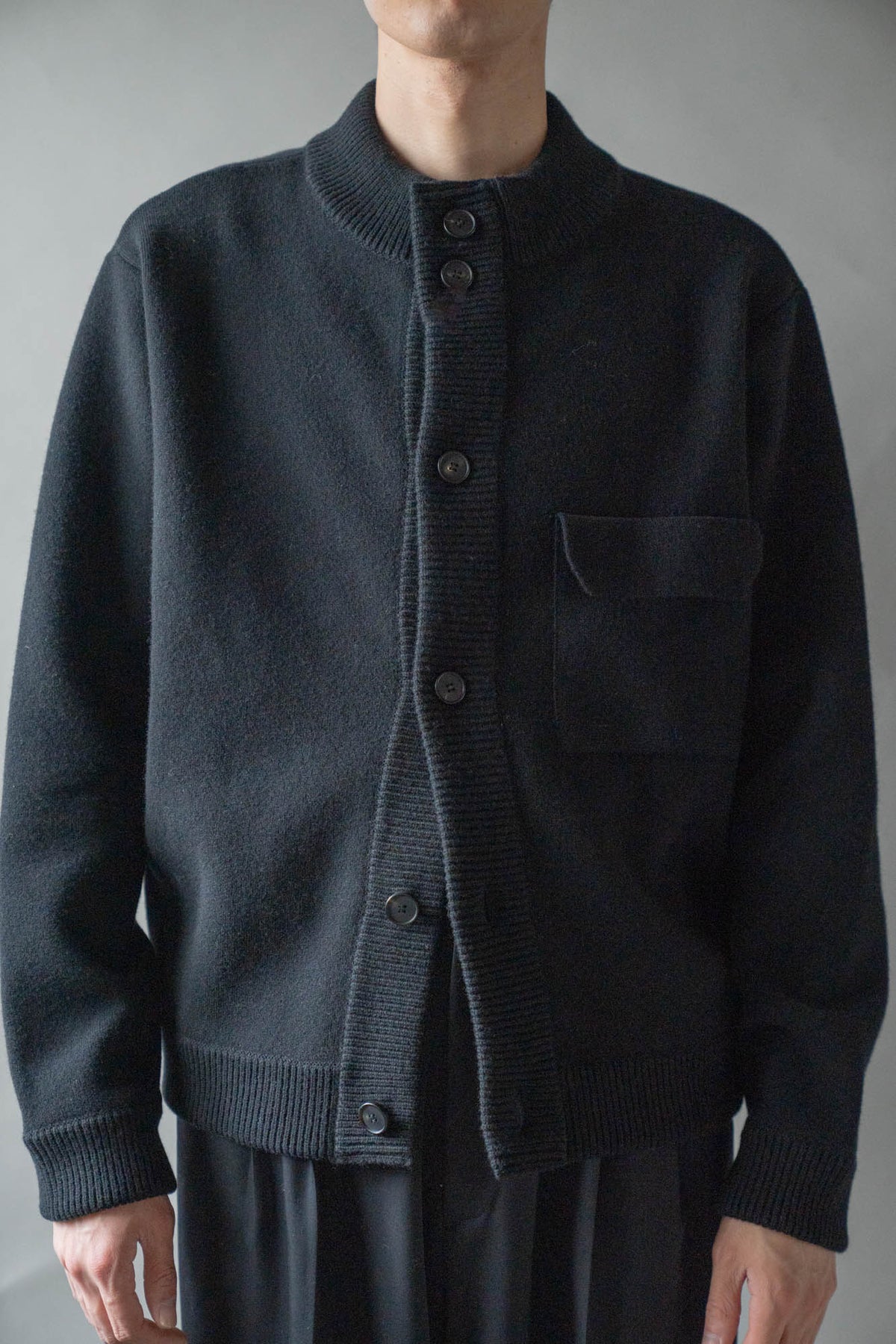 CREW NECK CARDIGAN for sign