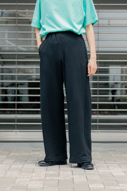 YAK/COTTON SWEAT EASY TROUSERS(ST.1288)