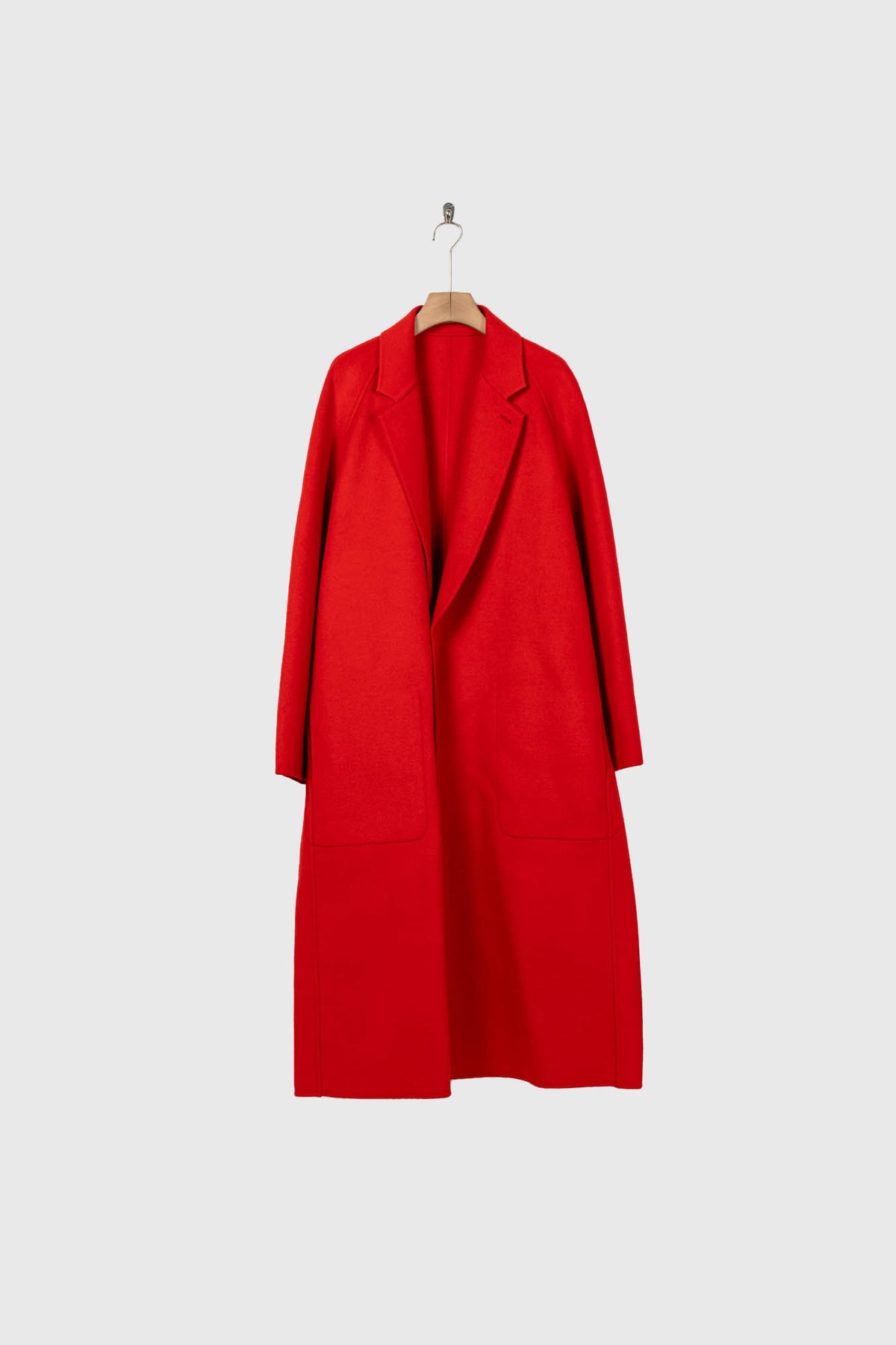W/CA DOUBLE FACE NOTCH LAPEL COAT(ST.1544)