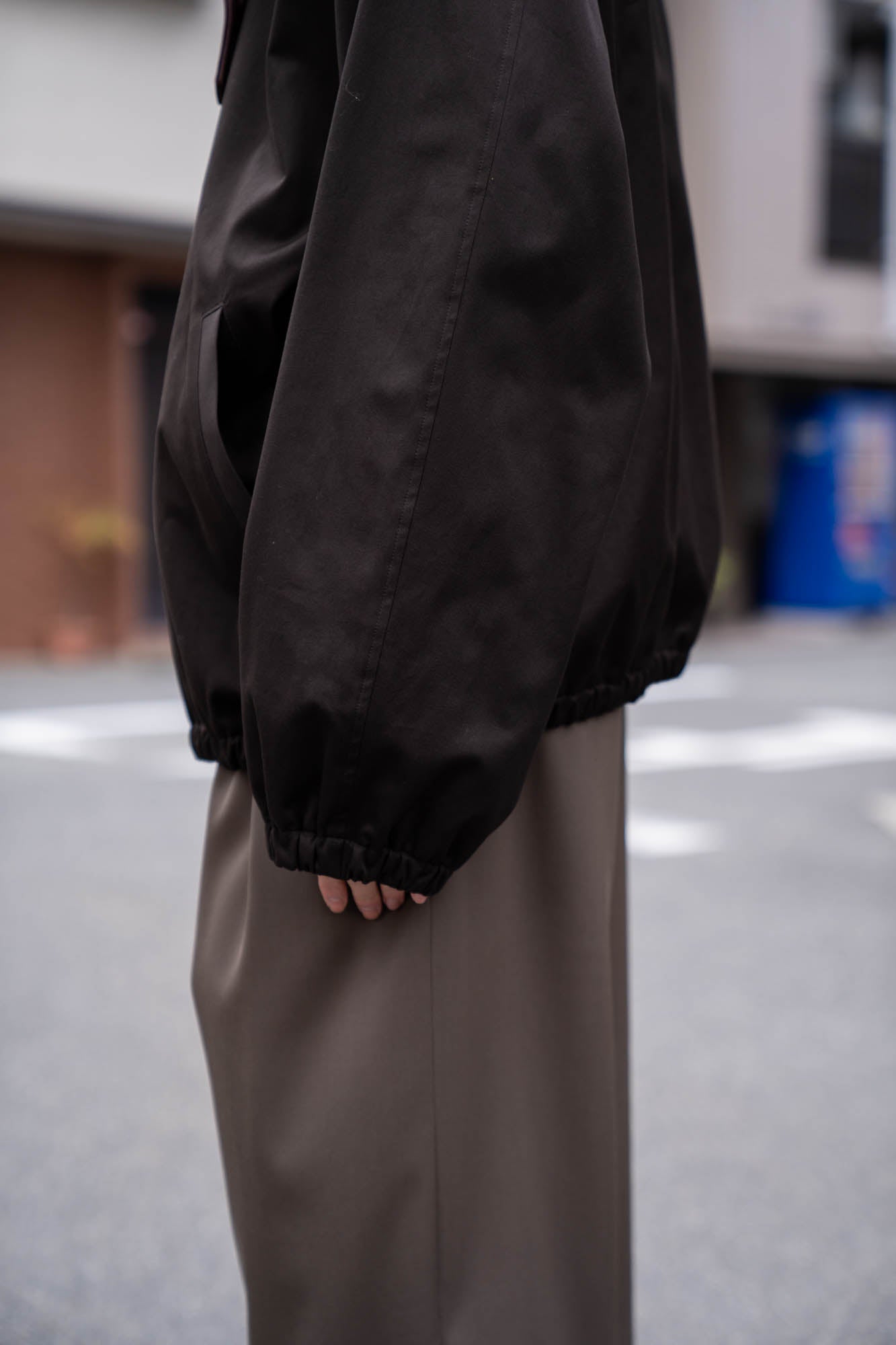 MOUTON COLLAR PADDED JACKET(ST.1376)