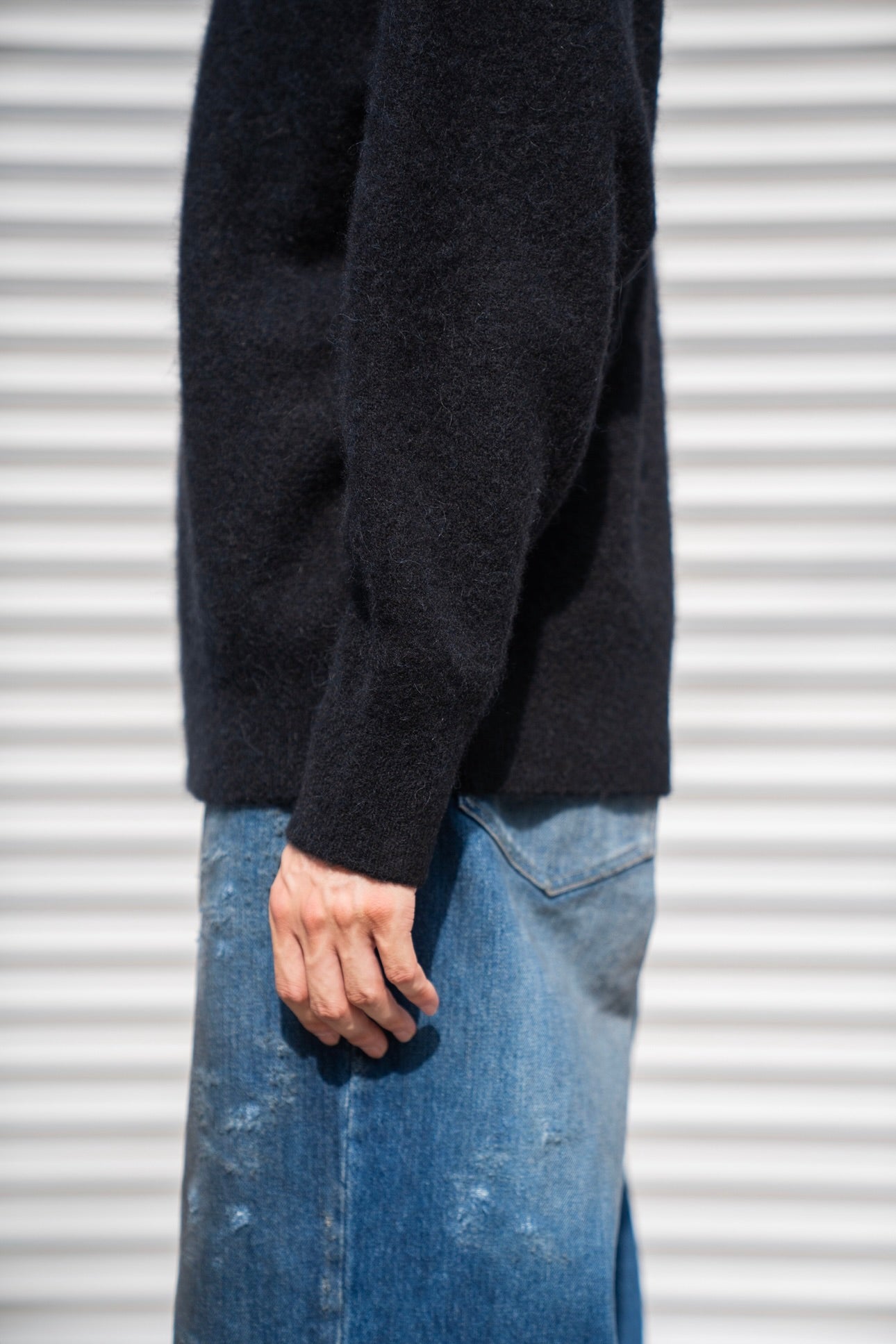 WOOL/ALPACA KNIT CREW NECK LS(ST.1294)