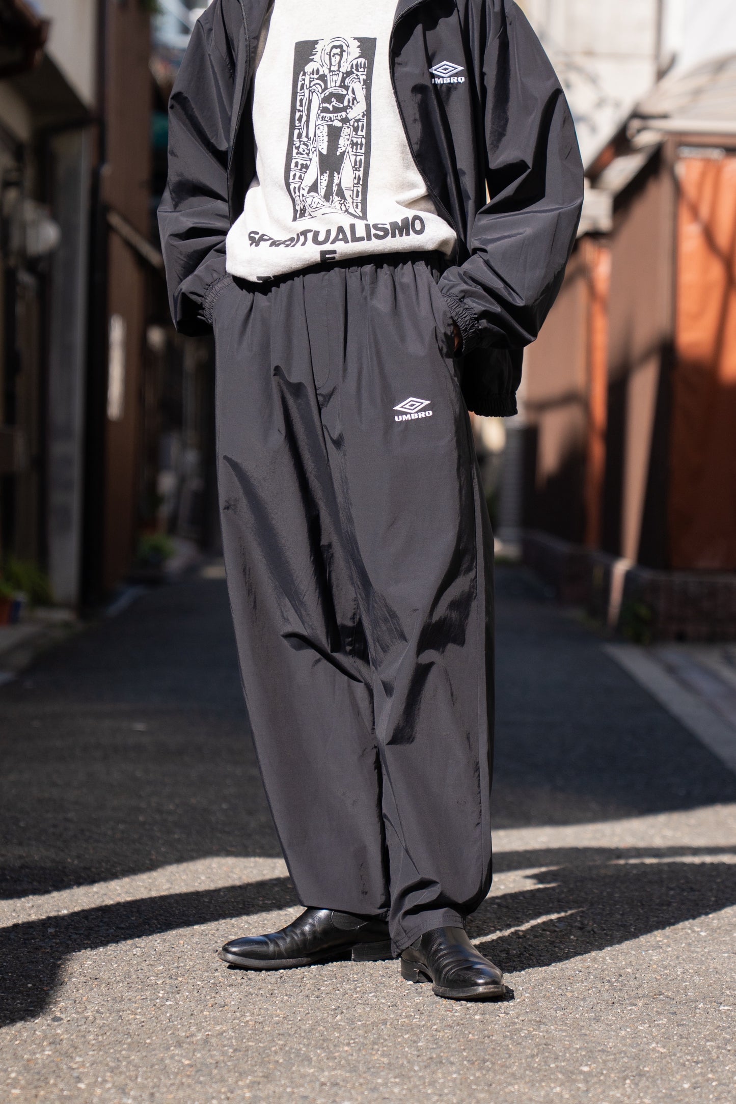 CO/NY POPLIN TRACK TROUSERS(ST.1344)