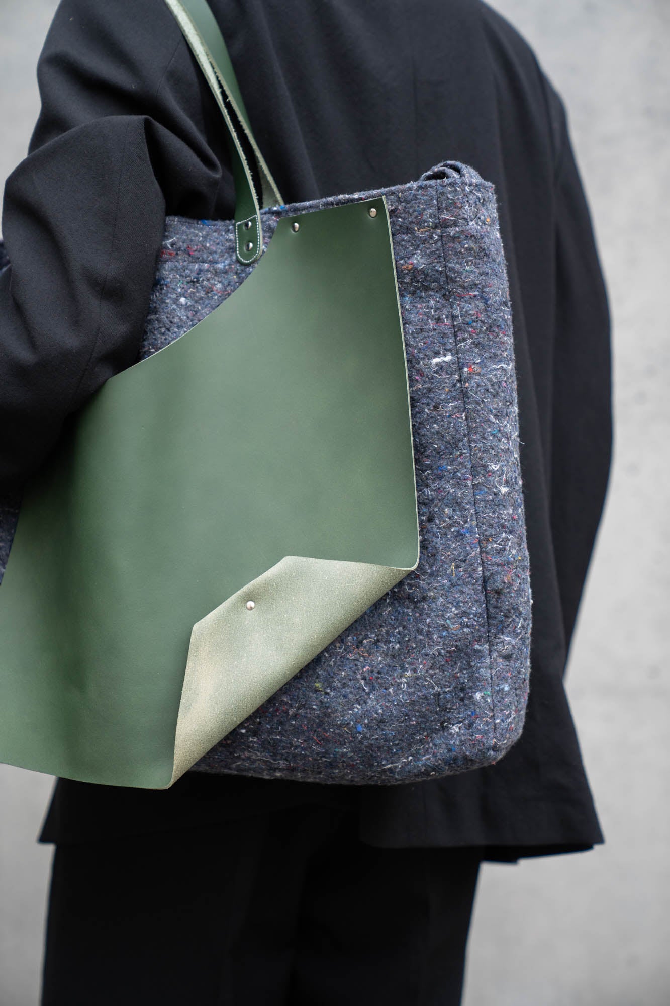 ATELIER BAG -WITH VEGETABLE TANNED LEATHER- for sign