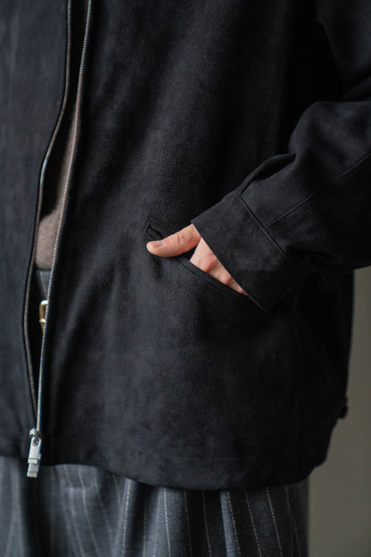 sheep suede blouson