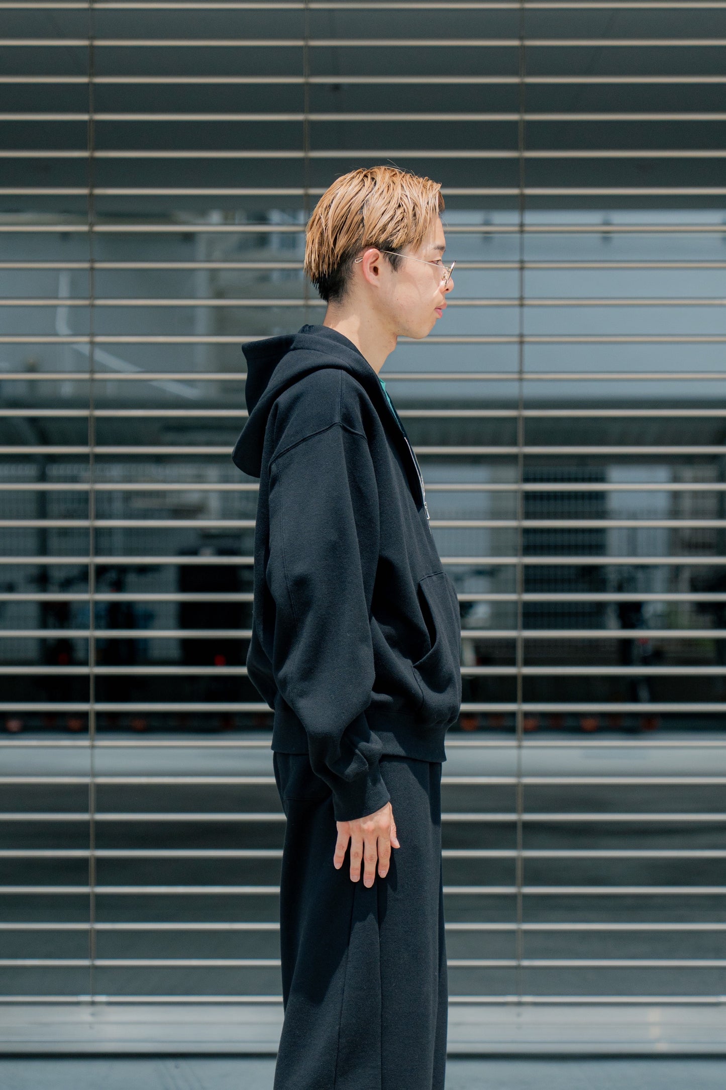 YAK/COTTON SWEAT ZIP HOODY(ST.1287)