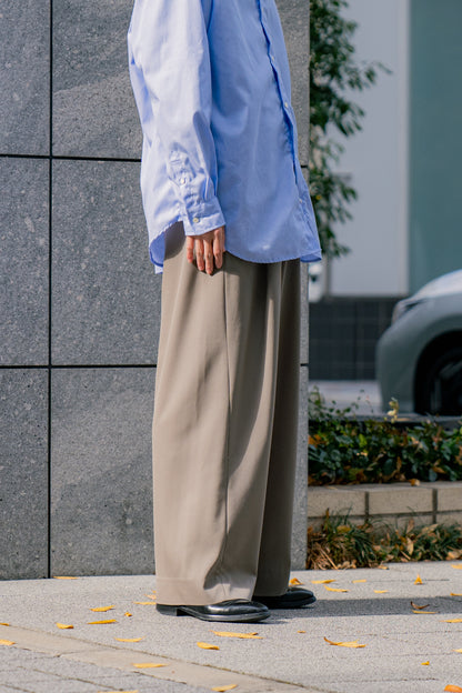 TWIST SEAM WIDE EASY TROUSERS