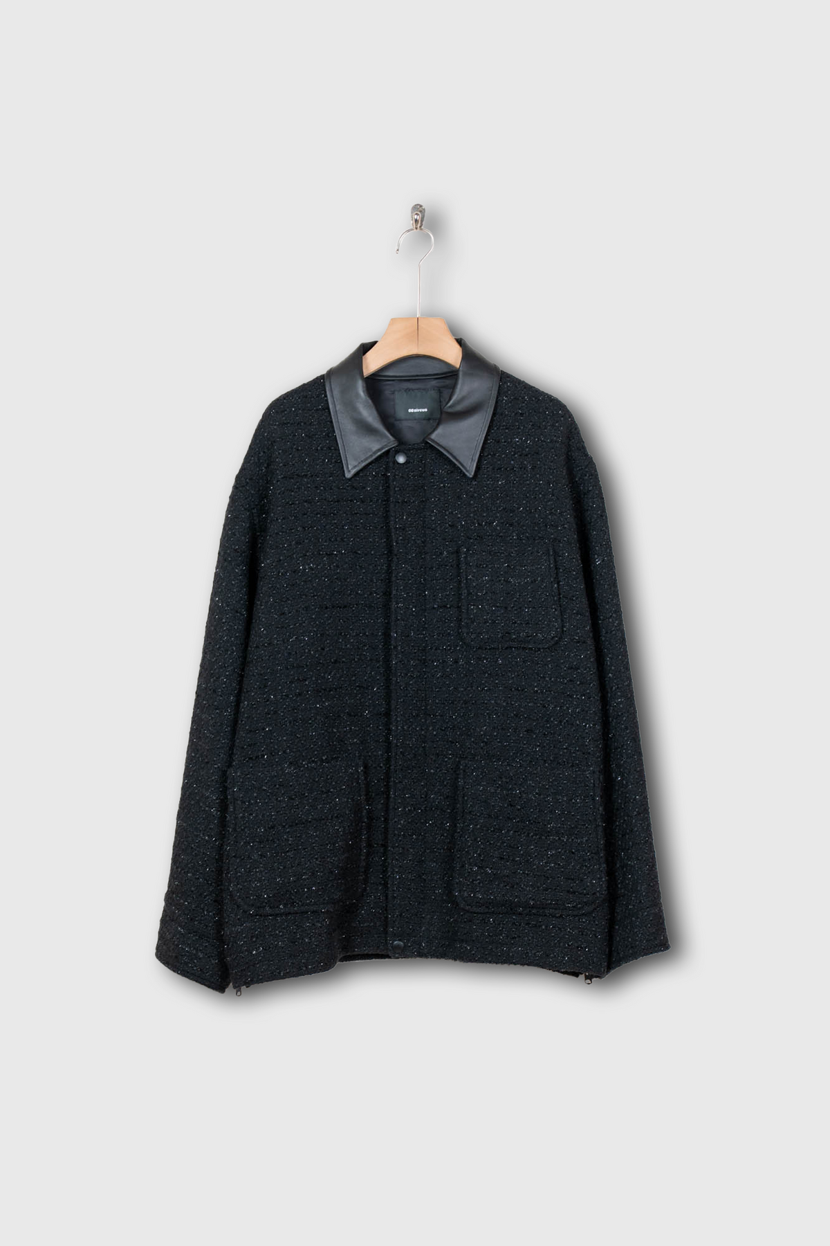 Wool tweed coverall