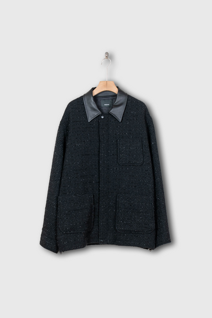 Wool tweed coverall