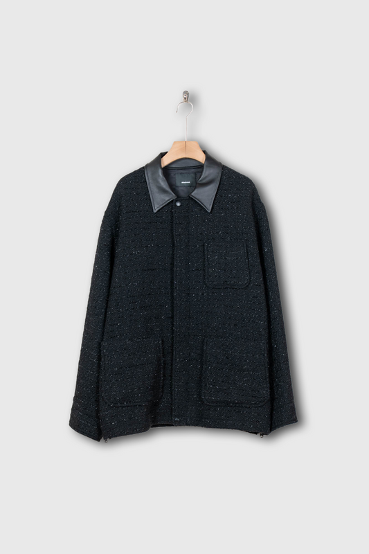 Wool tweed coverall