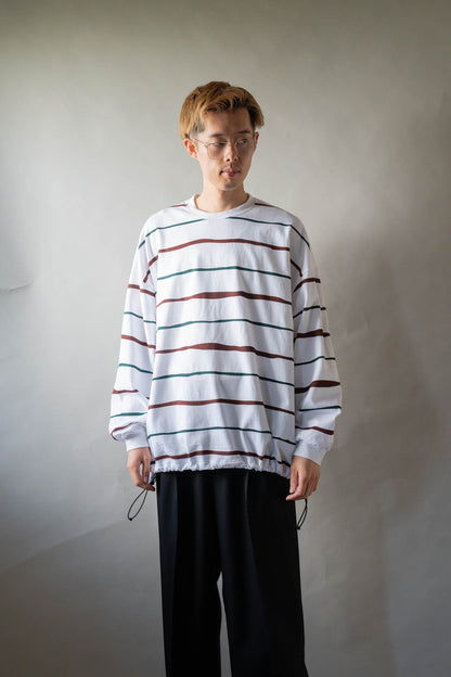 SUPER BIG STRIPE LS TEE